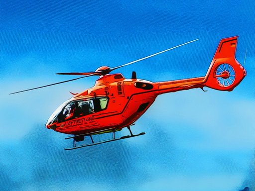 Play Helicopter Puzzle Online