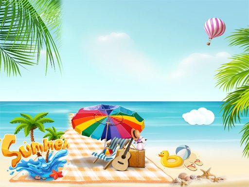 Play Summer Beach Slide Online