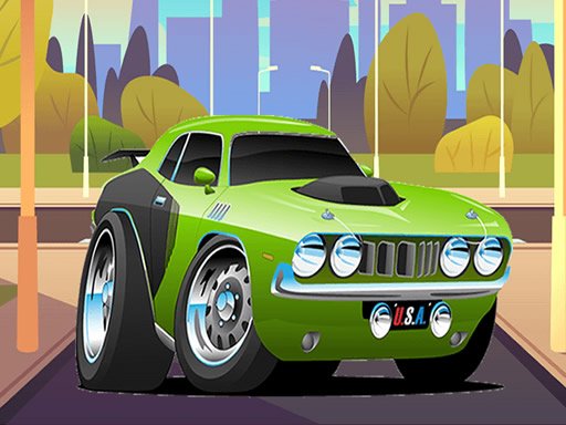 Play Speedy Muscle Cars Jigsaw Online