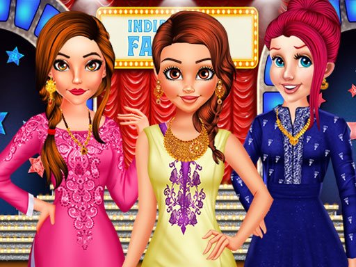 Play PRINCESS INDIAN GALA FASHION Online