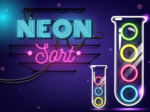 Play Neon Sort  Puzzle - Color Sort Game Online