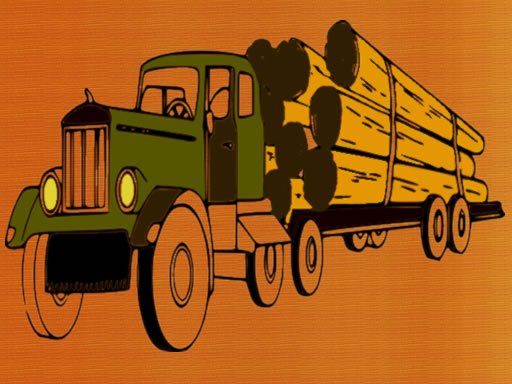 Play Logging Trucks Coloring Online