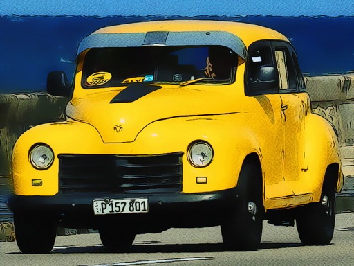 Cuban Taxi Vehicles