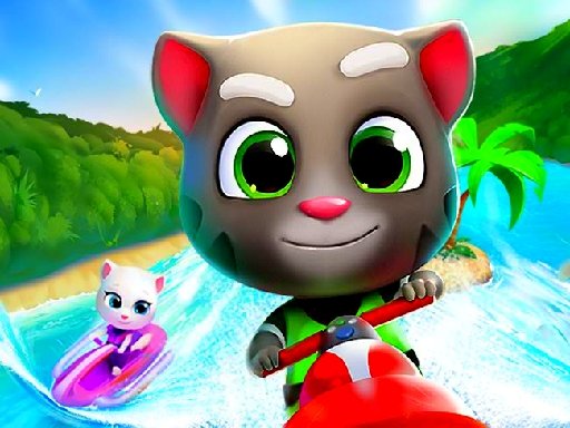 Play Cartoon Talking Tom Jigsaw Puzzle Online