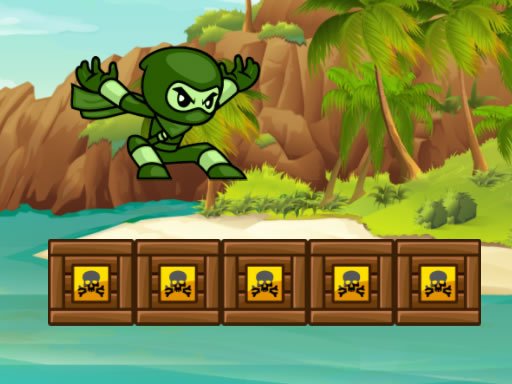 Play Green Ninja Run Online