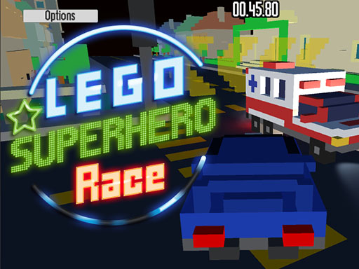 Play Lego Superhero Race Online