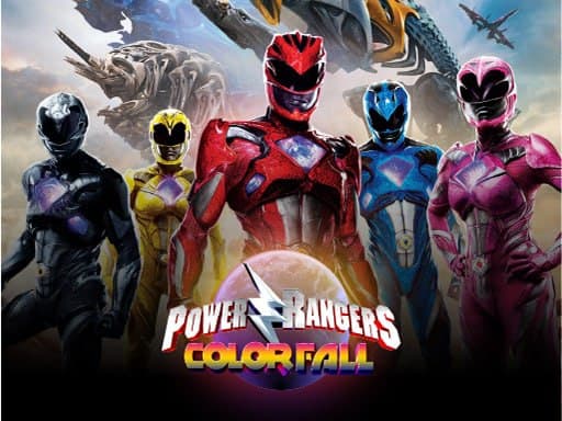 Play Power Rangers Color Fall - Pin Pull - Puzzle Game Online