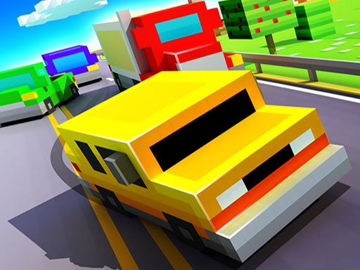 Play Blocky Highway: Traffic Racing Online