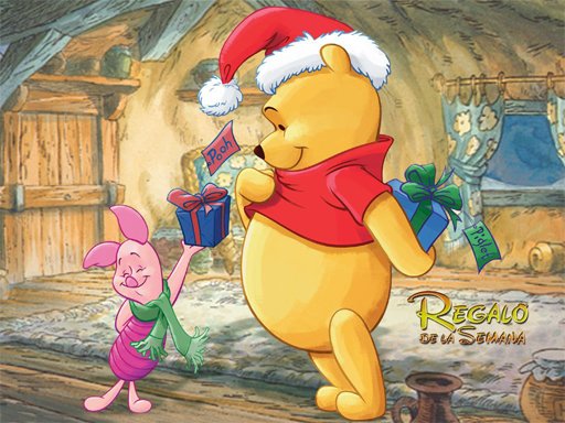 Play Winnie the Pooh Christmas Jigsaw Puzzle Online