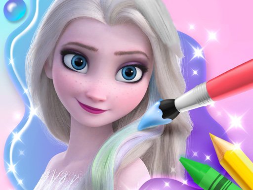 Play Coloring Book For Elsa Online