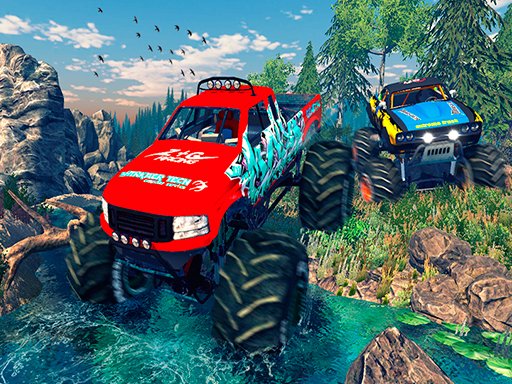 Play Monster 4x4 Offroad Jeep Stunt Racing 2019 Online