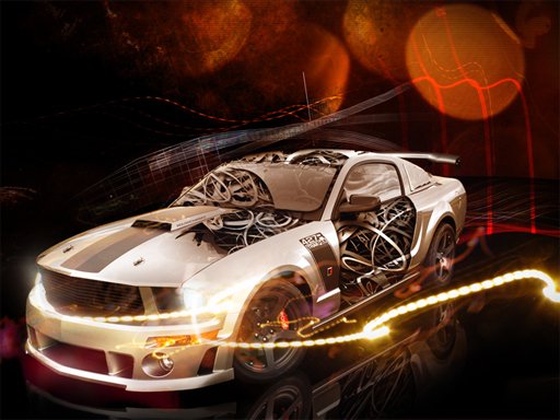 Play Cool Cars Jigsaw Puzzle Online