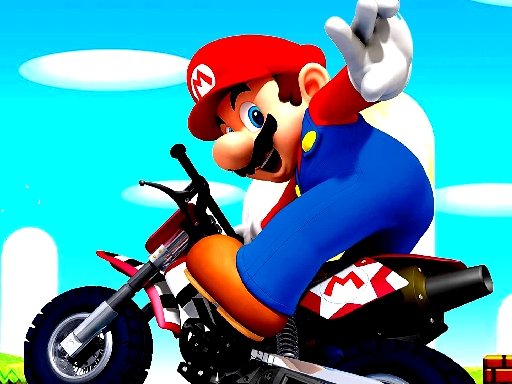 Play Super Mario Wheelie Online