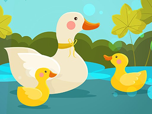 Play Mother Duck and Ducklings Jigsaw Online