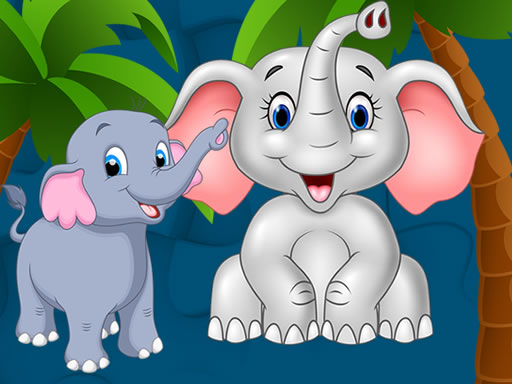 Play Sweet Elephants Jigsaw Online