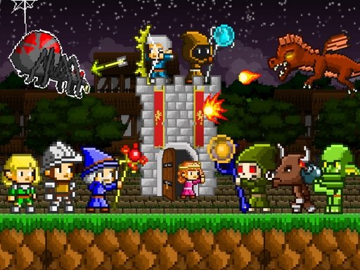 Play Retro Defenders : Towers War Online