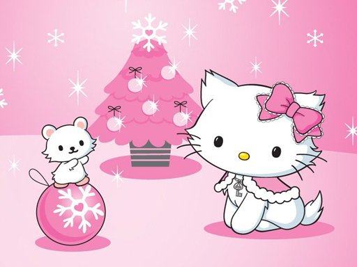 Play Hello Kitty Christmas Jigsaw Puzzle Online