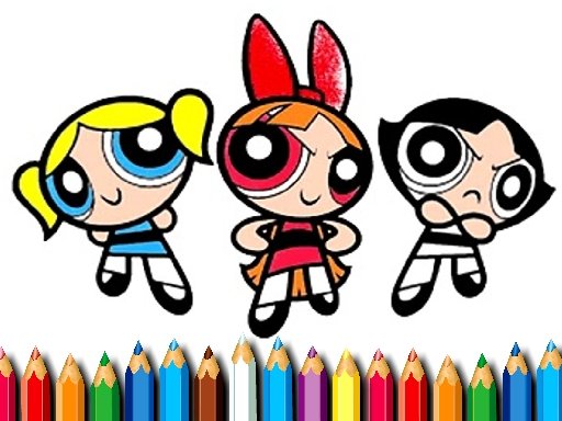 Play Powerpuff Girls Coloring Online