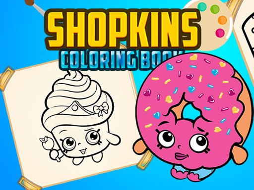 Play Shopkins Coloring Book Online