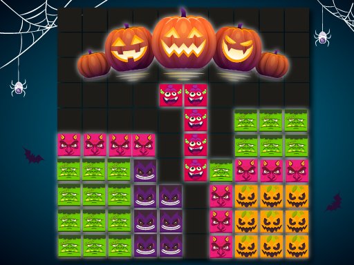 Play Blocks Puzzle Halloween Online