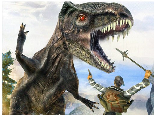 Play DINOSAUR HUNTING DINO ATTACK Jigsaw  Online