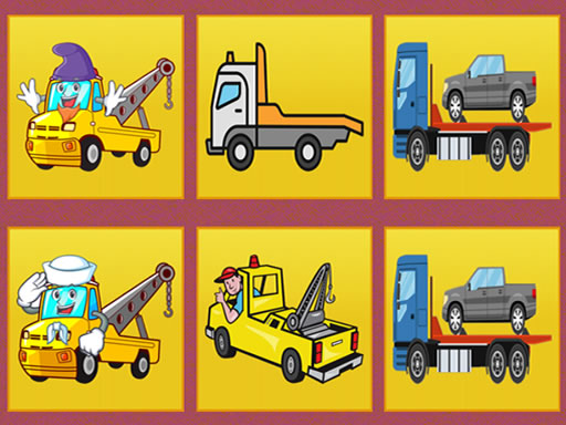 Play Tow Trucks Memory Online