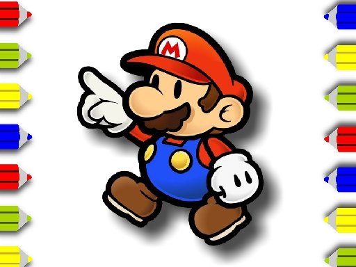 Play BTS Mario Coloring Online