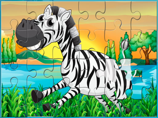 Play Happy Animals Jigsaw Game  Online