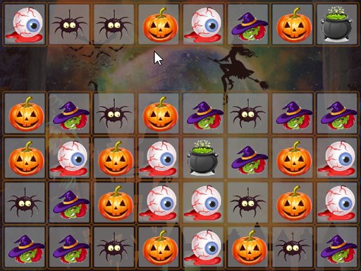 Play Halloween Match 3 Deluxe Online