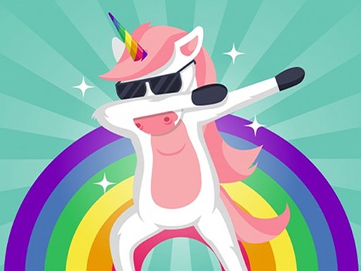 Play Dab Unicorn Puzzle Online