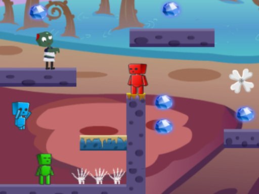 Play Fireboy Watergirl In Zombies World Online
