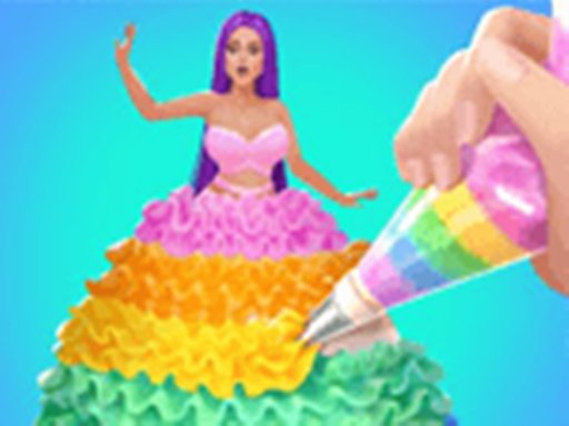 Play Icing On Doll Cake - Creative Bakery Online