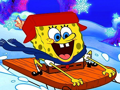 Play SpongeBob Winter Puzzle Online