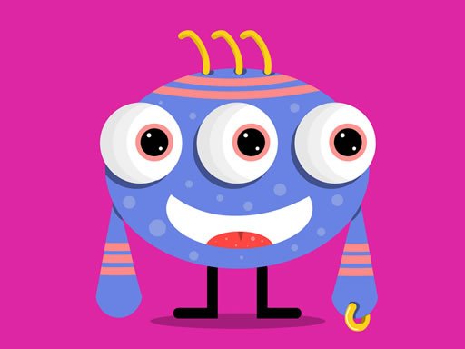 Play Cute Little Monsters Memory Online