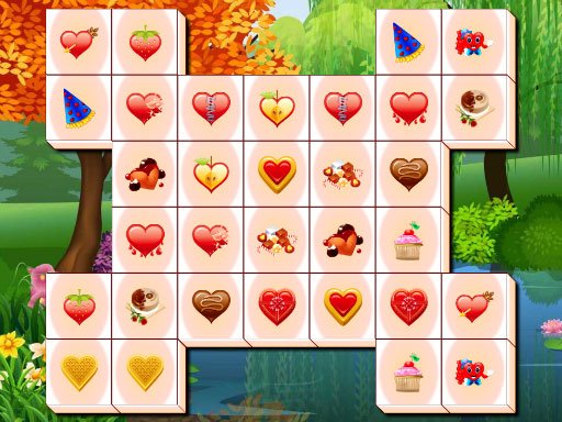 Play Valentines Day Mahjong Online