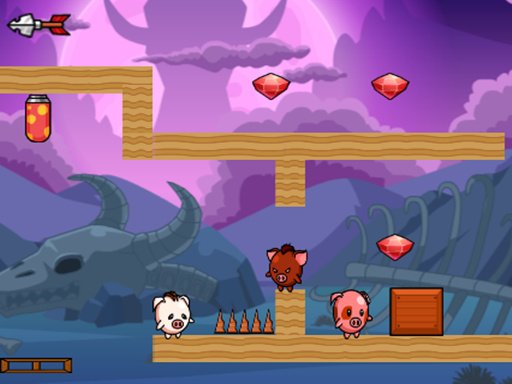 Play Pig Bros Adventure Online