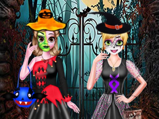 Play SISTERS HALLOWEEN DRESSES Online