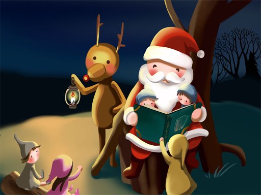 Play Merry Christmas Puzzles Online