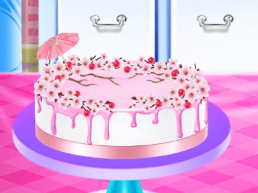 Play Cherry Blossom Cake Cooking Online