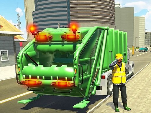 Play American Trash Truck Simulator Game 2022 Online