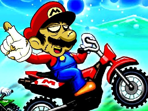 Play Super Mario Halloween Wheelie Online