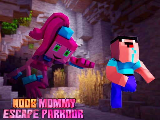 Play Noob Mommy Escape Parkour Online