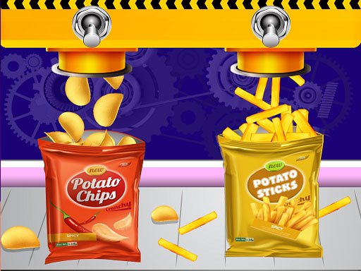 Play Potato Chips Factory Games For Kids Online